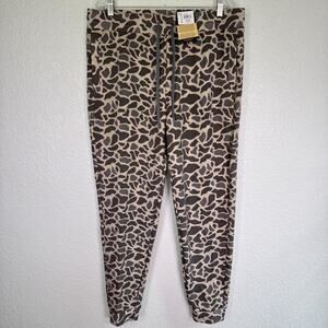 Burlebo Sweatpants Mens 2XL Fleece Joggers Classic Deer Camo Casual NEW XXL
